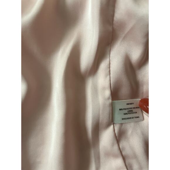 Boston Proper Pink and Black Tweed Jacket Sz 10 - Picture 10 of 10